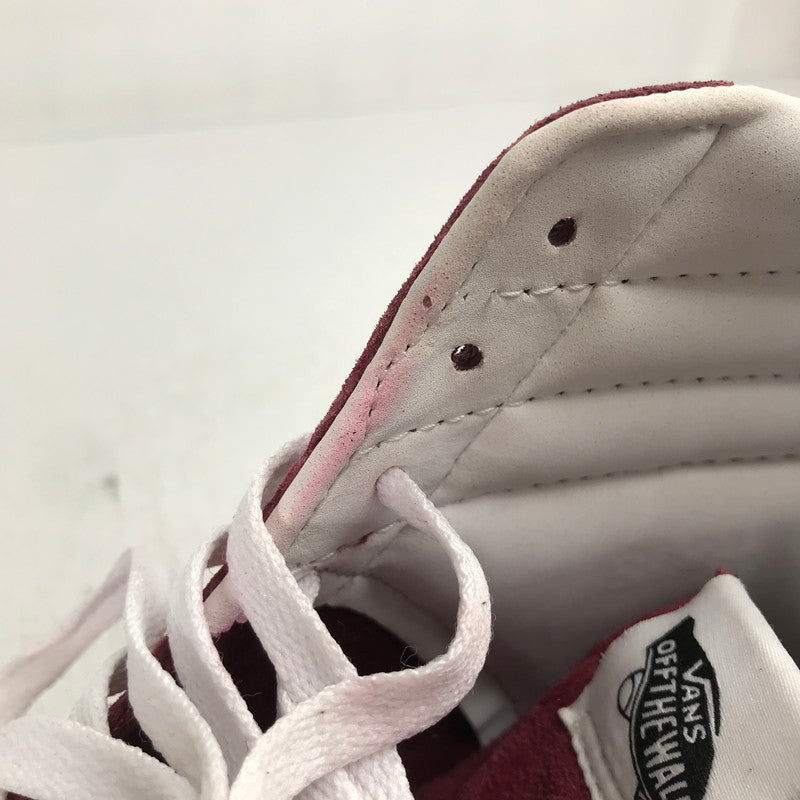 【中古品】【メンズ】 VANS バンズ オールドスクール ハイカット スニーカー 靴 163-260930-mh-03-fuzh サイズ：28.5cm カラー：ワイン 万代Net店