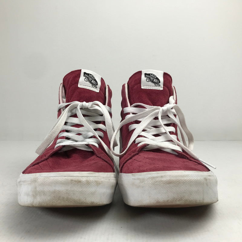 【中古品】【メンズ】 VANS バンズ オールドスクール ハイカット スニーカー 靴 163-260930-mh-03-fuzh サイズ：28.5cm カラー：ワイン 万代Net店