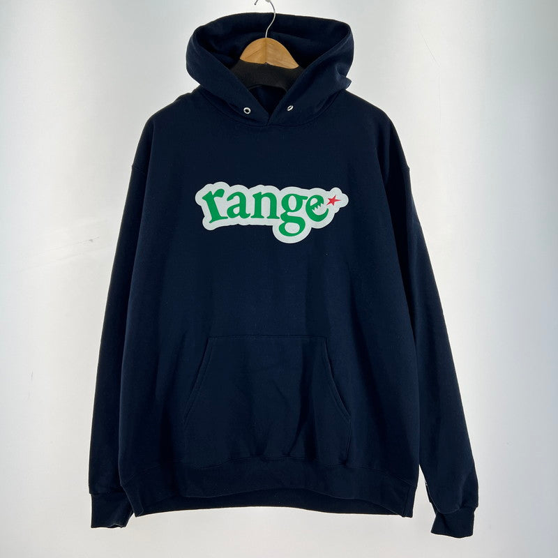 【中古品】【メンズ】 CHAMPION チャンピオン パーカー フーディー NAVY/SIZE:XL/RANGE★ ※毛玉あり 142-260919-io-13-fuzh カラー：ネイビー 万代Net店
