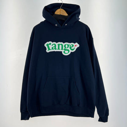 【中古品】【メンズ】 CHAMPION チャンピオン パーカー フーディー NAVY/SIZE:XL/RANGE★ ※毛玉あり 142-260919-io-13-fuzh カラー：ネイビー 万代Net店