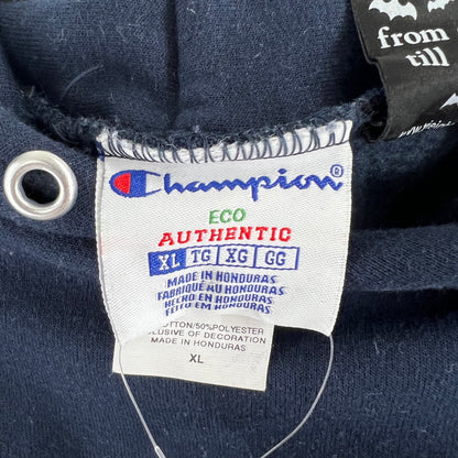 【中古品】【メンズ】 CHAMPION チャンピオン パーカー フーディー NAVY/SIZE:XL/RANGE★ ※毛玉あり 142-260919-io-13-fuzh カラー：ネイビー 万代Net店