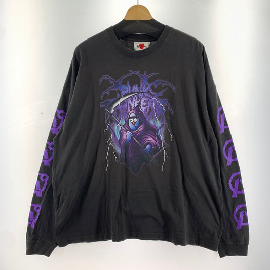【中古品】【メンズ】 PUNK DRUNKERS パンクドランカーズ 長袖Tシャツ CHARCOAL/SIZE:L/袖紫ロゴ 142-260917-io-22-fuzh カラー：チャコール 万代Net店