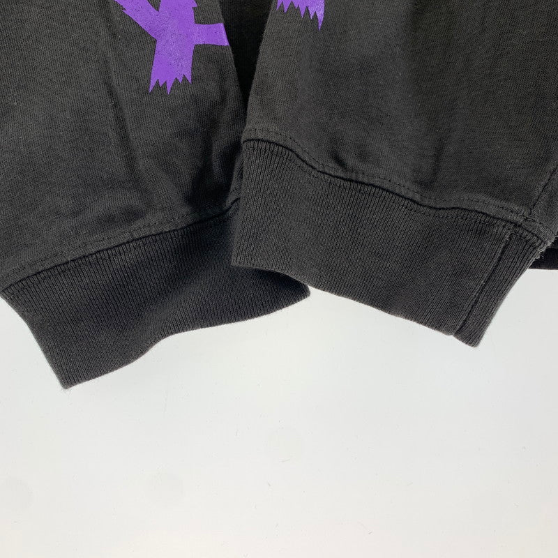 【中古品】【メンズ】 PUNK DRUNKERS パンクドランカーズ 長袖Tシャツ CHARCOAL/SIZE:L/袖紫ロゴ 142-260917-io-22-fuzh カラー：チャコール 万代Net店