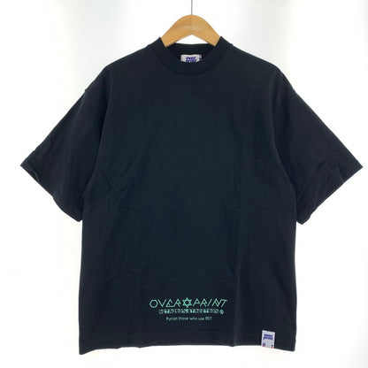 【中古品】【メンズ】 OVER PRINT オーバープリント FUCK BOT SS TEE Tシャツ BLACK SIZE:L 142-260917-io-21-fuzh カラー：ブラック 万代Net店