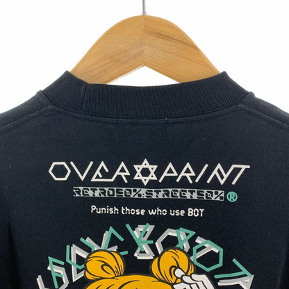 【中古品】【メンズ】 OVER PRINT オーバープリント FUCK BOT SS TEE Tシャツ BLACK SIZE:L 142-260917-io-21-fuzh カラー：ブラック 万代Net店