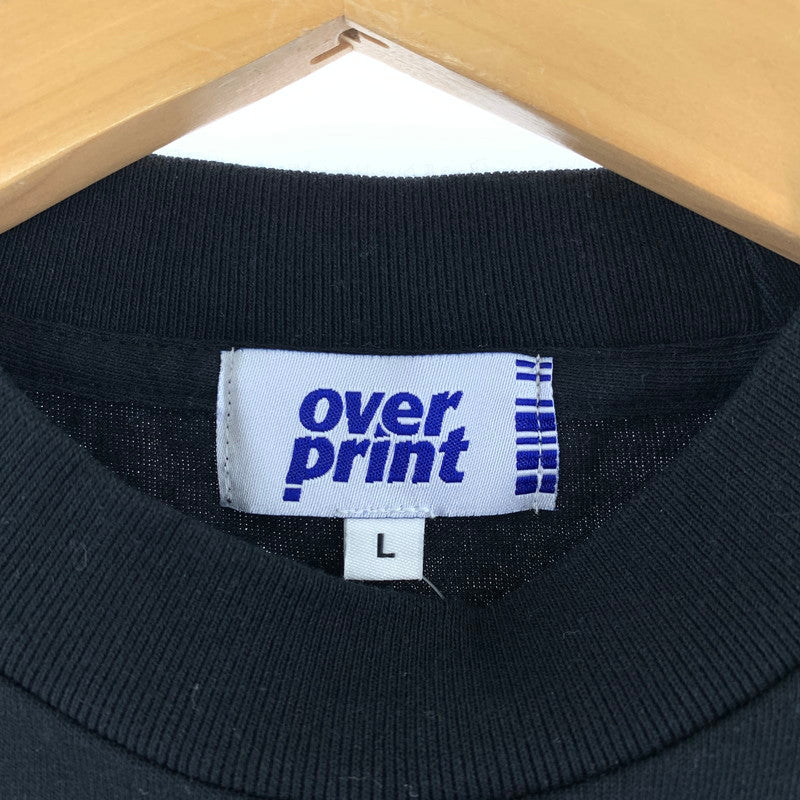 【中古品】【メンズ】 OVER PRINT オーバープリント FUCK BOT SS TEE Tシャツ BLACK SIZE:L 142-260917-io-21-fuzh カラー：ブラック 万代Net店