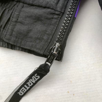 【中古品】【メンズ】 STARTER JAZZ アノラック パーカー BLACK.PURPLE/SIZE:XL/90年代 ※汚れ・使用感有 145-260912-io-25-fuzh 万代Net店