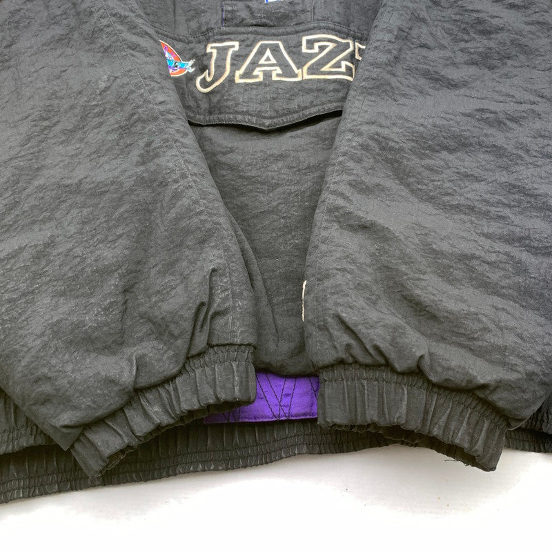【中古品】【メンズ】 STARTER JAZZ アノラック パーカー BLACK.PURPLE/SIZE:XL/90年代 ※汚れ・使用感有 145-260912-io-25-fuzh 万代Net店