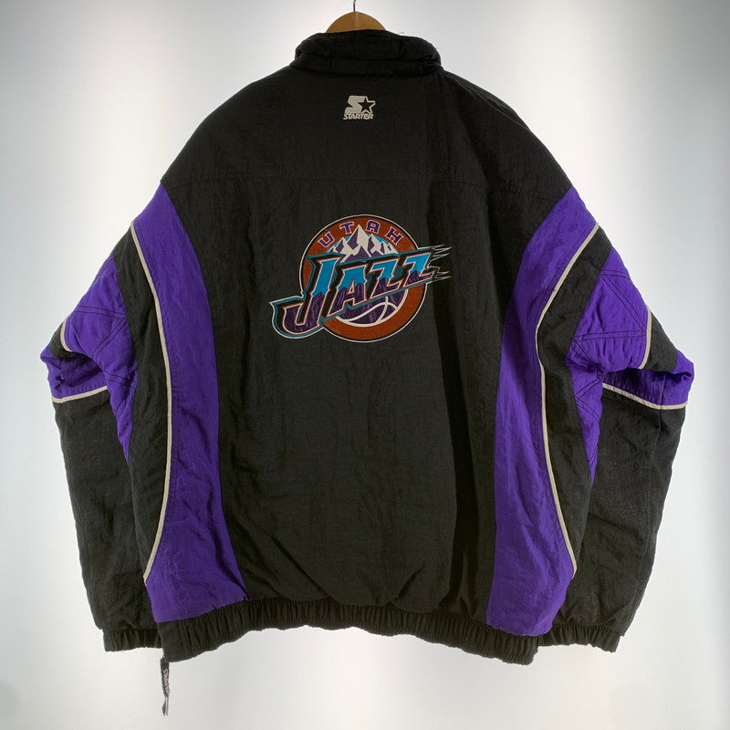 【中古品】【メンズ】 STARTER JAZZ アノラック パーカー BLACK.PURPLE/SIZE:XL/90年代 ※汚れ・使用感有 145-260912-io-25-fuzh 万代Net店