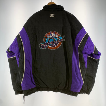 【中古品】【メンズ】 STARTER JAZZ アノラック パーカー BLACK.PURPLE/SIZE:XL/90年代 ※汚れ・使用感有 145-260912-io-25-fuzh 万代Net店