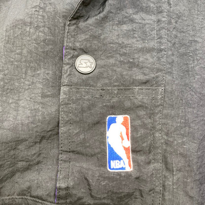 【中古品】【メンズ】 STARTER JAZZ アノラック パーカー BLACK.PURPLE/SIZE:XL/90年代 ※汚れ・使用感有 145-260912-io-25-fuzh 万代Net店