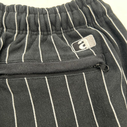 【中古品】【メンズ】 ATMOS アトモス MAT22-S009LP OLD ENGLISH SWEAT PANT STRIPE スウェットパンツ ストライプ BLACK SIZE:M ※内タグ表示消え・使用感有 153-260912-io-34-fuzh カラー：ブラック 万代Net店