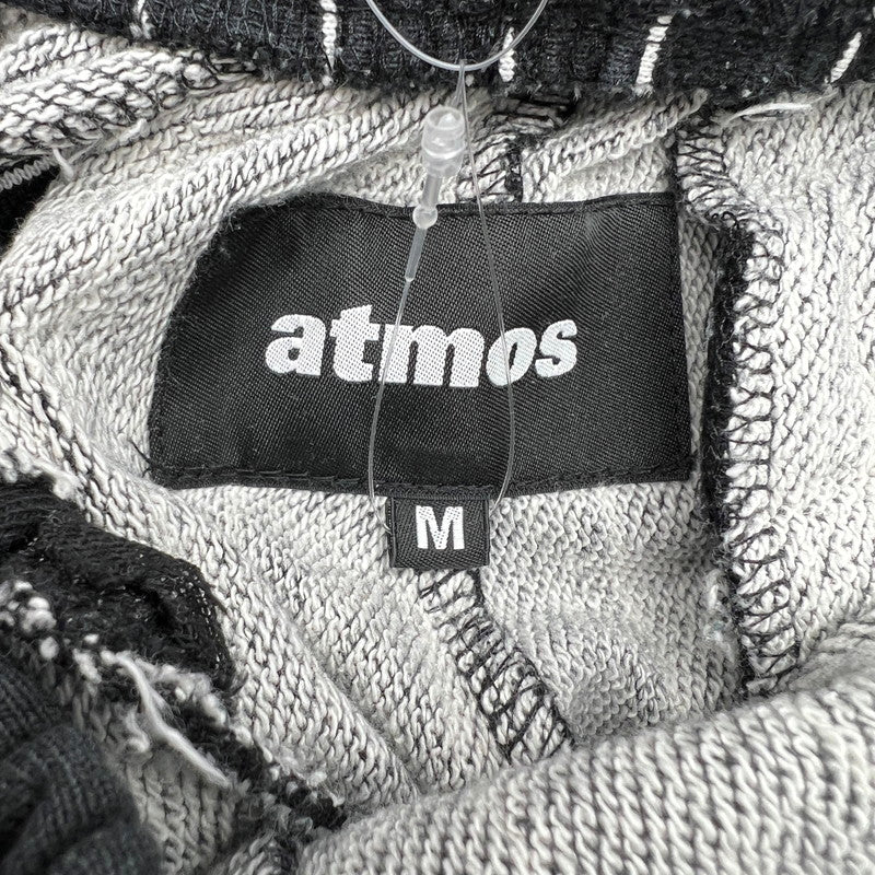 【中古品】【メンズ】 ATMOS アトモス MAT22-S009LP OLD ENGLISH SWEAT PANT STRIPE スウェットパンツ ストライプ BLACK SIZE:M ※内タグ表示消え・使用感有 153-260912-io-34-fuzh カラー：ブラック 万代Net店