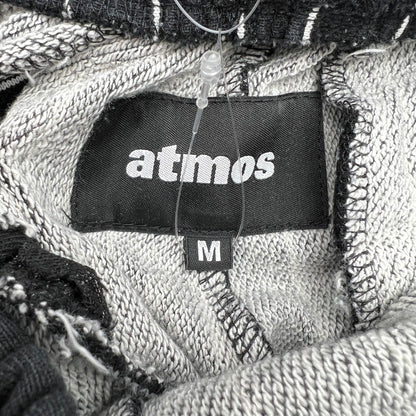 【中古品】【メンズ】 ATMOS アトモス MAT22-S009LP OLD ENGLISH SWEAT PANT STRIPE スウェットパンツ ストライプ BLACK SIZE:M ※内タグ表示消え・使用感有 153-260912-io-34-fuzh カラー：ブラック 万代Net店