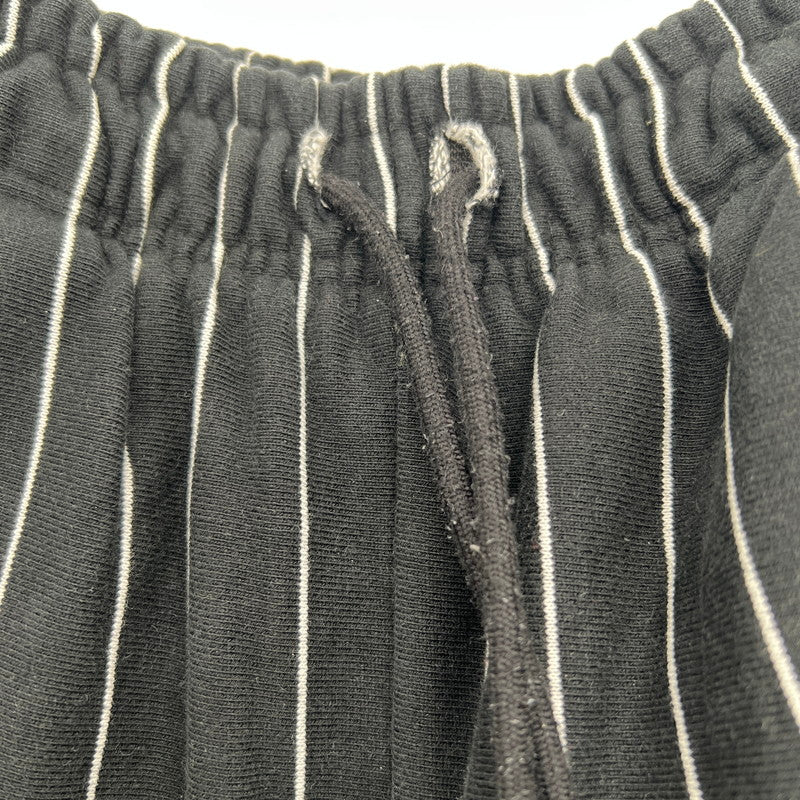 【中古品】【メンズ】 ATMOS アトモス MAT22-S009LP OLD ENGLISH SWEAT PANT STRIPE スウェットパンツ ストライプ BLACK SIZE:M ※内タグ表示消え・使用感有 153-260912-io-34-fuzh カラー：ブラック 万代Net店