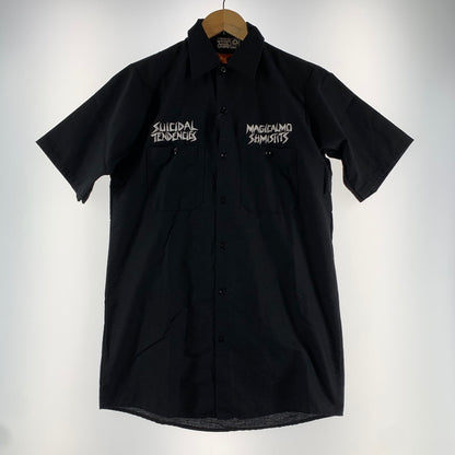 【中古品】【メンズ】 REDKAP×MMM レッドキャップ エムエムエム S S WORK SHIRT ワークシャツ 半袖シャツ BLK SIZE:S 142-260912-io-15-fuzh カラー：ブラック 万代Net店