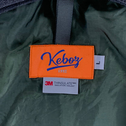 【中古品】【メンズ】 KEBOZ ケボズ ライトダウンベスト アウター ブランド 古着 142-260921-gm-17-fuzh サイズ：L カラー：グリーン 万代Net店