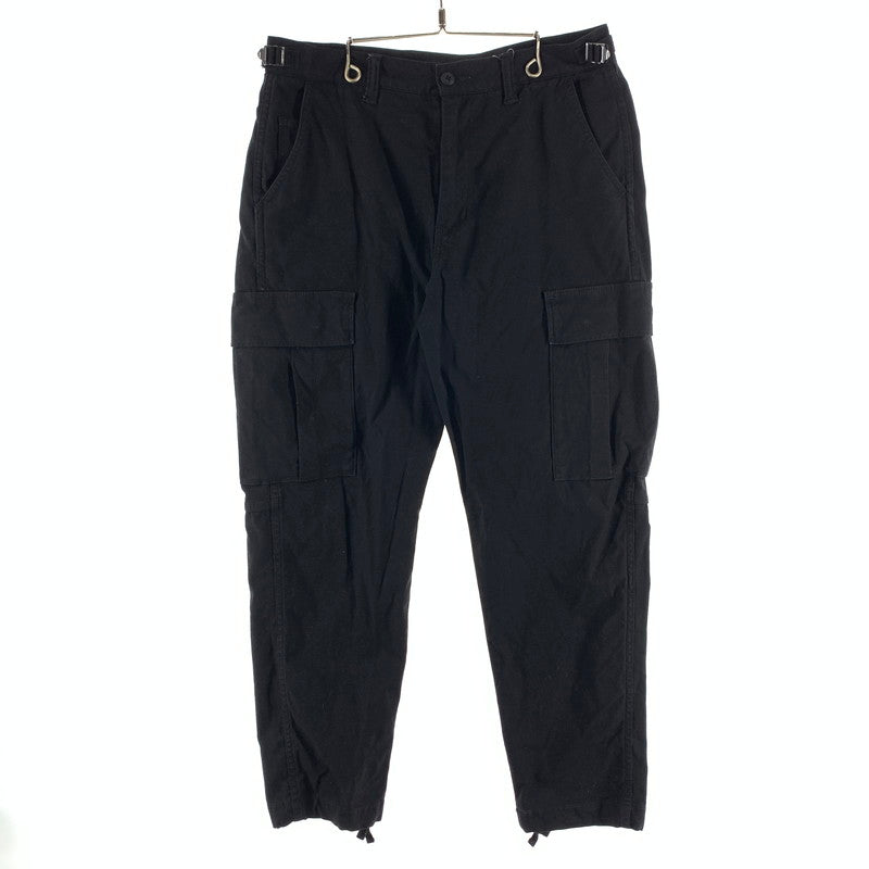 【中古品】【メンズ】 UNDEFEATED アンディフィーテッド カーゴパンツ ボトムス ブランド 古着 153-260921-gm-09-fuzh サイズ：M カラー：ブラック 万代Net店