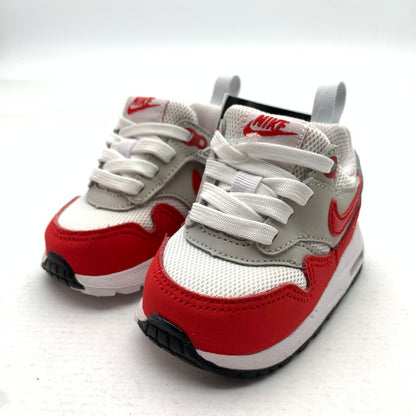 【中古美品】【キッズ】 NIKE ナイキ DZ3309-003 AIR MAX 1 EZ エアマックス 1 スニーカー 173-260923-gm-40-fuzh サイズ：9cm カラー：グレー レッド 万代Net店