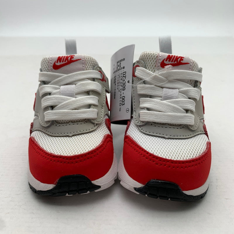 【中古美品】【キッズ】 NIKE ナイキ DZ3309-003 AIR MAX 1 EZ エアマックス 1 スニーカー 173-260923-gm-40-fuzh サイズ：9cm カラー：グレー レッド 万代Net店
