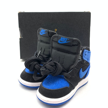 【中古美品】【キッズ】 NIKE ナイキ FD1413-042 AIR JORDAN 1 RETRO HIGH OG エアジョーダン 1 スニーカー 173-260923-gm-37-fuzh サイズ：10cm カラー：ブルー ブラック 万代Net店