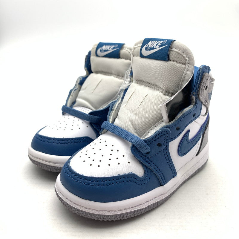 【中古美品】【キッズ】 NIKE ナイキ FD1413-410 AIR JORDAN 1 RETRO HIGH OG エアジョーダン 1 スニーカー 173-260923-gm-42-fuzh サイズ：11cm カラー：グレー ブルー 万代Net店