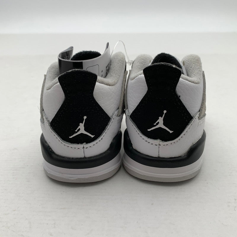 【中古美品】【キッズ】 NIKE ナイキ BQ7670-111 AIR JORDAN 4 RETRO エアジョーダン 4 スニーカー 173-260923-gm-38-fuzh サイズ：10cm カラー：ホワイト グレー 万代Net店