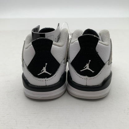 【中古美品】【キッズ】 NIKE ナイキ BQ7670-111 AIR JORDAN 4 RETRO エアジョーダン 4 スニーカー 173-260923-gm-38-fuzh サイズ：10cm カラー：ホワイト グレー 万代Net店