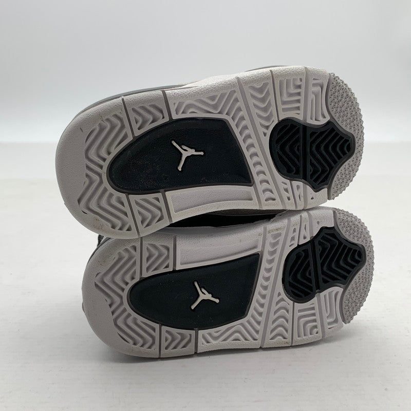 【中古美品】【キッズ】 NIKE ナイキ BQ7670-111 AIR JORDAN 4 RETRO エアジョーダン 4 スニーカー 173-260923-gm-38-fuzh サイズ：10cm カラー：ホワイト グレー 万代Net店