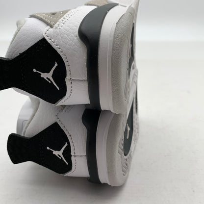 【中古美品】【キッズ】 NIKE ナイキ BQ7670-111 AIR JORDAN 4 RETRO エアジョーダン 4 スニーカー 173-260923-gm-38-fuzh サイズ：10cm カラー：ホワイト グレー 万代Net店