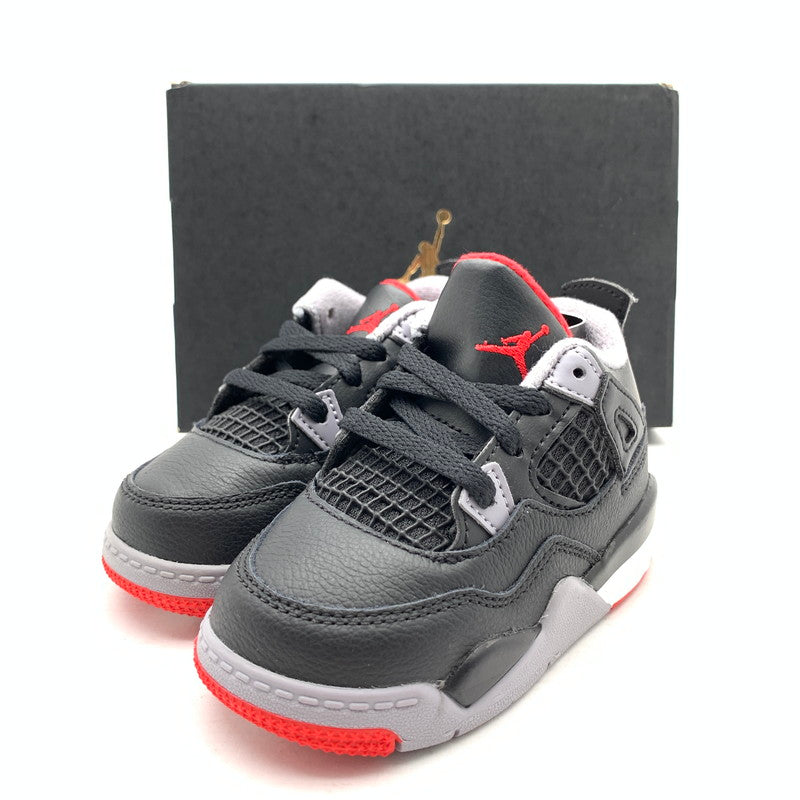 【中古美品】【キッズ】 NIKE ナイキ BQ7670-006 AIR JORDAN 4 RETRO エアジョーダン4 スニーカー 173-260923-gm-41-fuzh サイズ：12cm カラー：ブラック 万代Net店