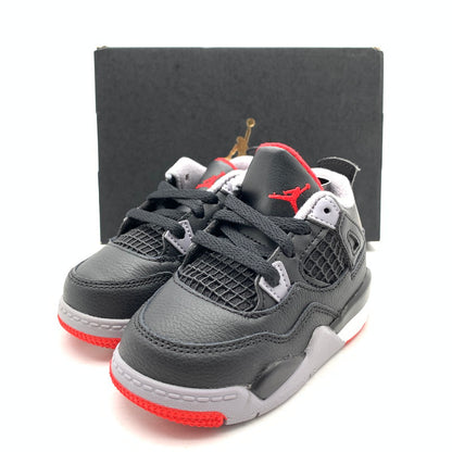 【中古美品】【キッズ】 NIKE ナイキ BQ7670-006 AIR JORDAN 4 RETRO エアジョーダン4 スニーカー 173-260923-gm-41-fuzh サイズ：12cm カラー：ブラック 万代Net店