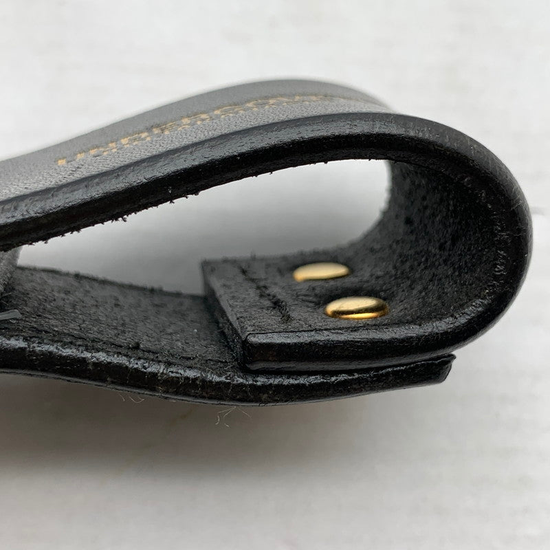 【中古品】【メンズ】 UNDERCOVER アンダーカバー キーリング BLACK LEATHER ゴールド キーホルダー 208-260912-io-13-fuzh カラー：ブラック 万代Net店