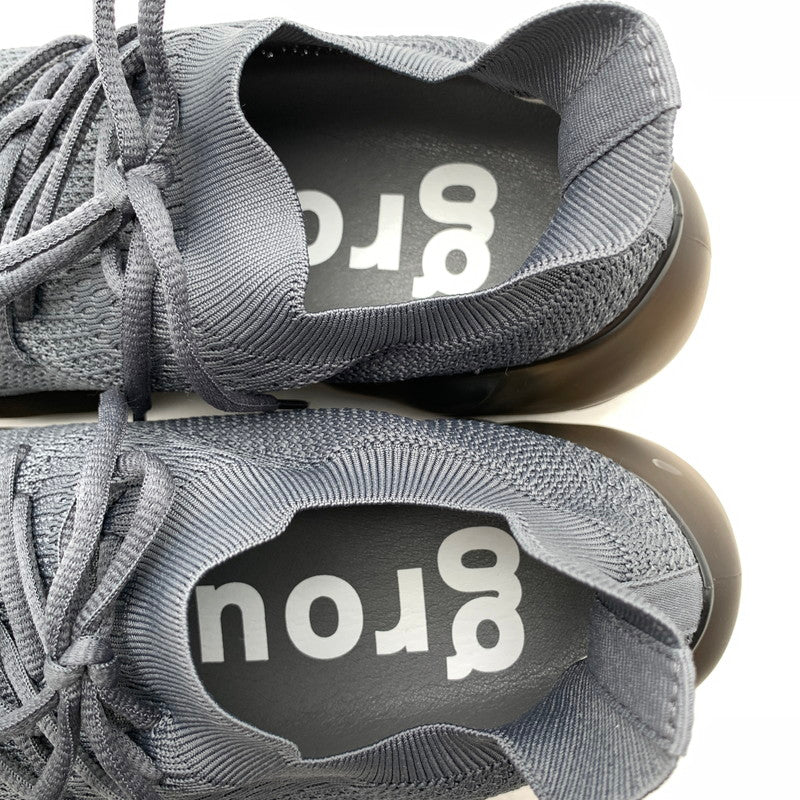 【中古品】【メンズ】 GROUNDS グラウンズ MOOPIE VOLUME SNEAKERS CHARCOAL SIZE:27.0㎝ 保存袋付属 ※スレ有 スニーカー シューズ 靴 162-260912-io-06-fuzh カラー：チャコール 万代Net店