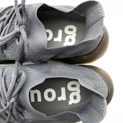 【中古品】【メンズ】 GROUNDS グラウンズ MOOPIE VOLUME SNEAKERS CHARCOAL SIZE:27.0㎝ 保存袋付属 ※スレ有 スニーカー シューズ 靴 162-260912-io-06-fuzh カラー：チャコール 万代Net店
