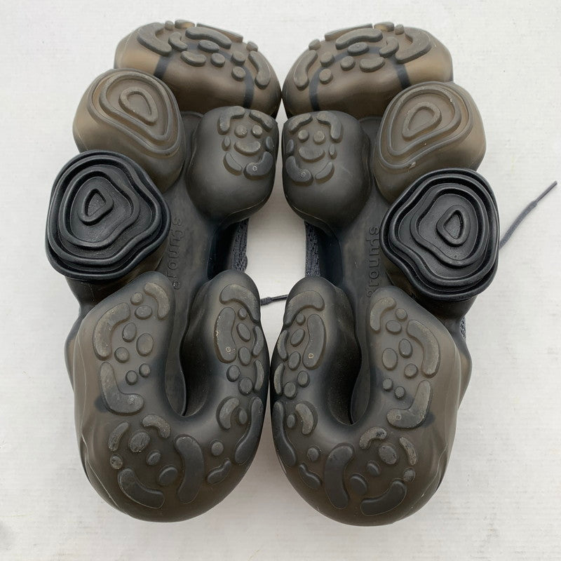 【中古品】【メンズ】 GROUNDS グラウンズ MOOPIE VOLUME SNEAKERS CHARCOAL SIZE:27.0㎝ 保存袋付属 ※スレ有 スニーカー シューズ 靴 162-260912-io-06-fuzh カラー：チャコール 万代Net店