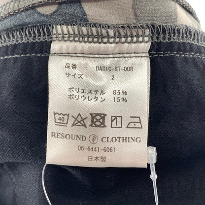 【中古品】【メンズ】 RESOUND CLOTHING TRACK PANTS リサウンドクロージング ストレッチ トラックパンツ ボトムス 151-260926-gm-02-fuzh サイズ：2 カラー：カモフラ 万代Net店