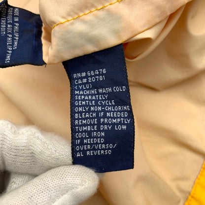 【中古品】【メンズ】 TOMMY HILFIGER トミーヒルフィガー ハーフジッププルオーバー 上着 ジャンパー アウター イエロー SIZE:XL ナイロン 90S ※汚れ・使用感有 147-260912-io-22-fuzh 万代Net店