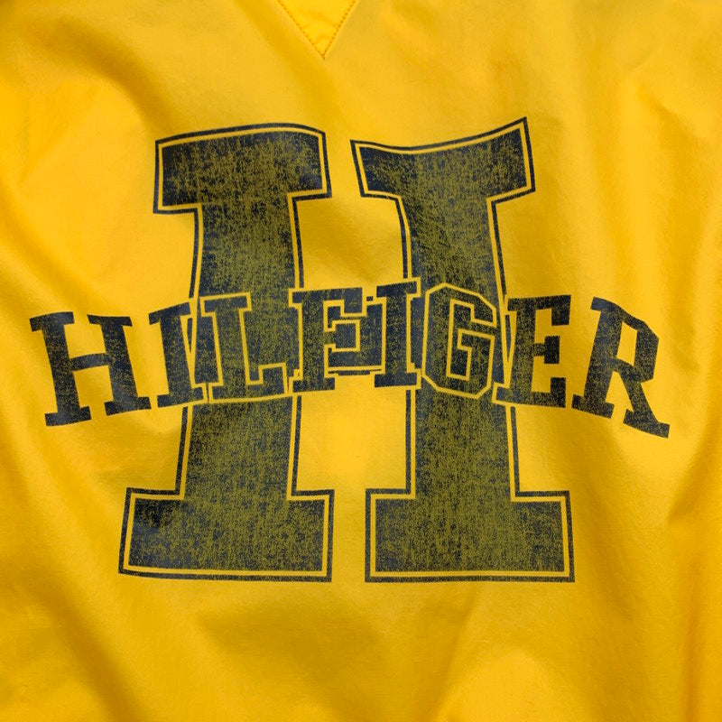 【中古品】【メンズ】 TOMMY HILFIGER トミーヒルフィガー ハーフジッププルオーバー 上着 ジャンパー アウター イエロー SIZE:XL ナイロン 90S ※汚れ・使用感有 147-260912-io-22-fuzh 万代Net店
