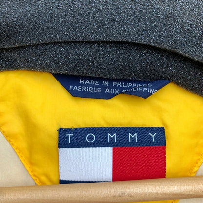 【中古品】【メンズ】 TOMMY HILFIGER トミーヒルフィガー ハーフジッププルオーバー 上着 ジャンパー アウター イエロー SIZE:XL ナイロン 90S ※汚れ・使用感有 147-260912-io-22-fuzh 万代Net店