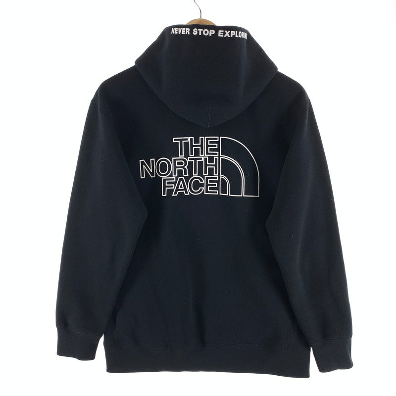 【中古品】【メンズ】 THE NORTH FACE ザ・ノースフェイス NT12010R HALF ZIP PARKA ハーフジップパーカー フーディ ブランド 古着 144-260921-gm-20-fuzh サイズ：S カラー：ブラック 万代Net店