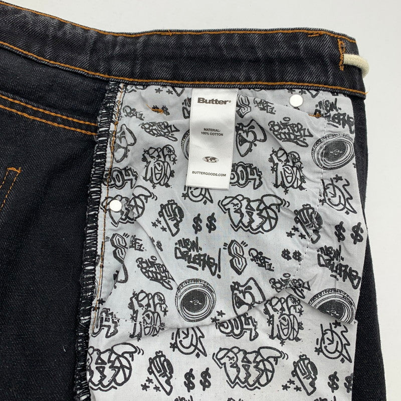 【中古品】【メンズ】 BUTTER GOODS BAGGIEST DENIM CARGO バターグッズ デニムバギー パンツ 153-260913-nm-09-fuzh サイズ：32 カラー：グレー 万代Net店