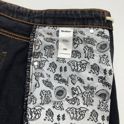 【中古品】【メンズ】 BUTTER GOODS BAGGIEST DENIM CARGO バターグッズ デニムバギー パンツ 153-260913-nm-09-fuzh サイズ：32 カラー：グレー 万代Net店