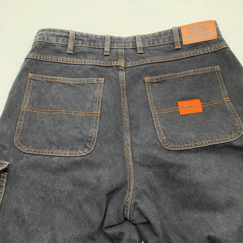 【中古品】【メンズ】 BUTTER GOODS BAGGIEST DENIM CARGO バターグッズ デニムバギー パンツ 153-260913-nm-09-fuzh サイズ：32 カラー：グレー 万代Net店