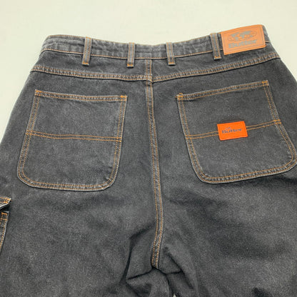 【中古品】【メンズ】 BUTTER GOODS BAGGIEST DENIM CARGO バターグッズ デニムバギー パンツ 153-260913-nm-09-fuzh サイズ：32 カラー：グレー 万代Net店
