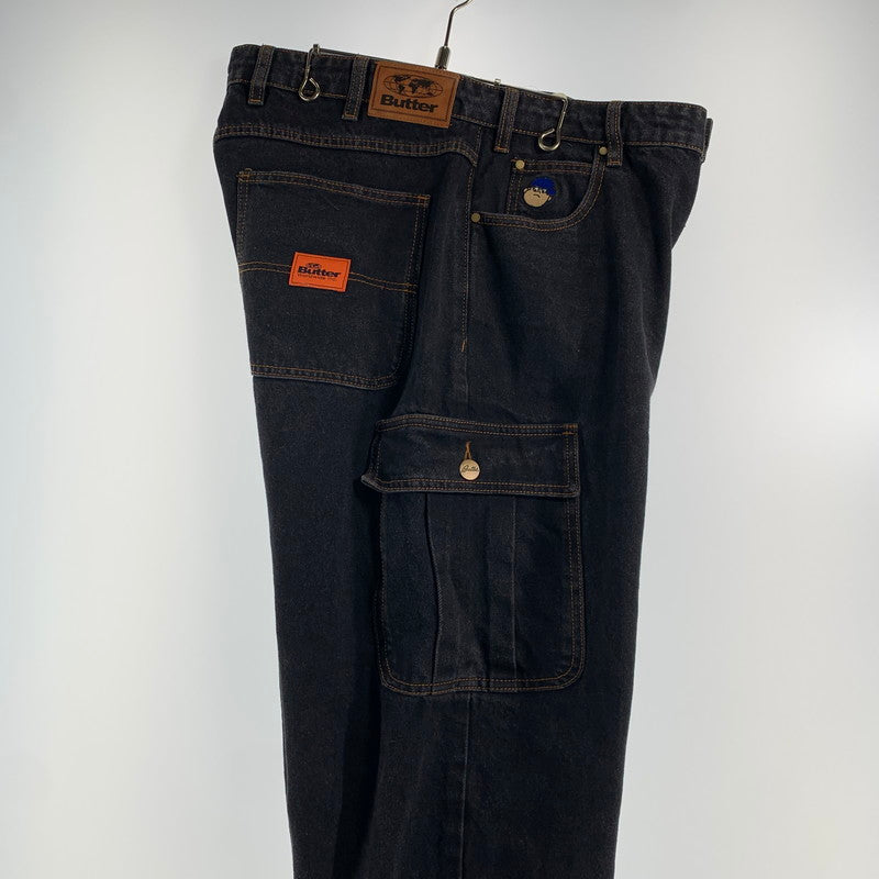 【中古品】【メンズ】 BUTTER GOODS BAGGIEST DENIM CARGO バターグッズ デニムバギー パンツ 153-260913-nm-09-fuzh サイズ：32 カラー：グレー 万代Net店