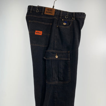 【中古品】【メンズ】 BUTTER GOODS BAGGIEST DENIM CARGO バターグッズ デニムバギー パンツ 153-260913-nm-09-fuzh サイズ：32 カラー：グレー 万代Net店
