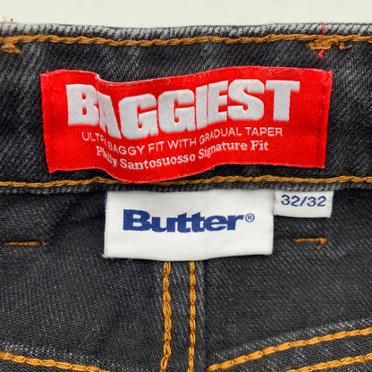 【中古品】【メンズ】 BUTTER GOODS BAGGIEST DENIM CARGO バターグッズ デニムバギー パンツ 153-260913-nm-09-fuzh サイズ：32 カラー：グレー 万代Net店