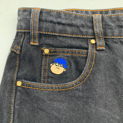【中古品】【メンズ】 BUTTER GOODS BAGGIEST DENIM CARGO バターグッズ デニムバギー パンツ 153-260913-nm-09-fuzh サイズ：32 カラー：グレー 万代Net店