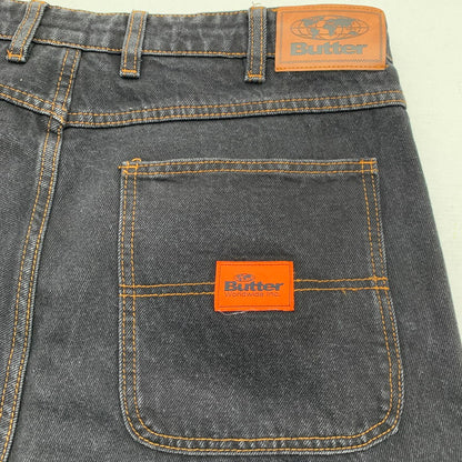 【中古品】【メンズ】 BUTTER GOODS BAGGIEST DENIM CARGO バターグッズ デニムバギー パンツ 153-260913-nm-09-fuzh サイズ：32 カラー：グレー 万代Net店